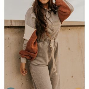 Business As Usual Sweatsuit Jumpsuit